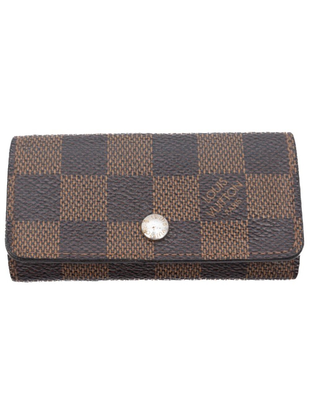 Authentic Louis Vuitton Damier Ebene Multicles 4 Key Holder 2009 France